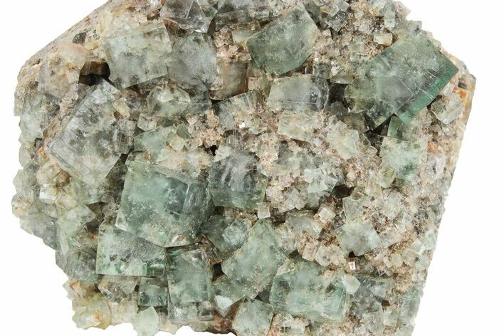 Fluorescent Green Fluorite Cluster - Lady Annabella Mine, England #235371